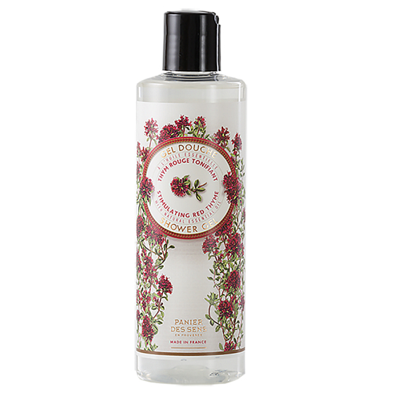 Panier des Sens Červený tymián omladzujúce a povzbudzujúce sprchový gél 250 ml