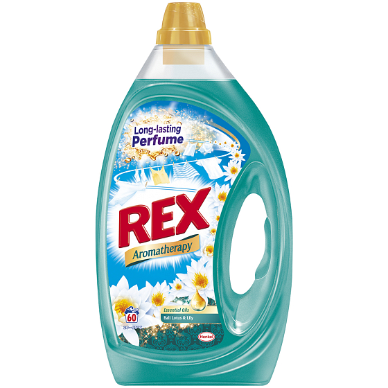 Rex Bali Lotus & Water Lily Aromatherapy univerzálny gél na pranie 60 dávok 3 l
