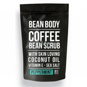 Bean Body Mäta telový peeling z kávových zŕn pre mužov 220 g