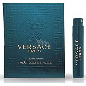 Versace Eros Eau de Parfum toaletná voda pre mužov 1 ml s rozprašovačom, vialka