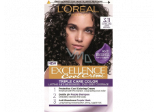 Loreal Paris Excellence Cool Creme farba na vlasy 3.11 Ultra popolavá tmavá hnedá