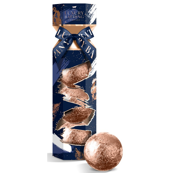 Grace Cole Golden Embers & Cashmere šumivé gule do kúpeľa 3 x 100 g, kozmetická sada pre ženy