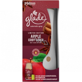 Glade Apple Cosy Cider s vôňou horúceho jablčného cideru a voňavé škorica automatický osviežovač vzduchu 269 ml