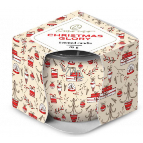 Emocio Cookie and Cream Christmas Glory vonná sviečka sklo 70 x 62 mm 85 g