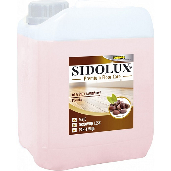 Sidolux Premium Floor Care Špeciálny čistiaci prostriedok na drevené a laminátové podlahy s jojobovým olejom 5 l