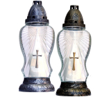 Rolchem Lampa skleněná s křížkem 28 cm 90 g Z-38 různé barvy