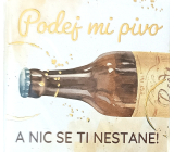 Albi Magnet s reliéfom Podaj mi pivo a nič sa ti nestane! 6,5 x 6,5 cm