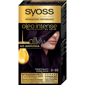 Syoss Oleo Intense Color farba na vlasy bez amoniaku 3-33 Dark Purple