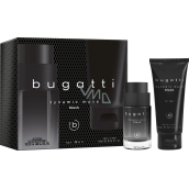 Bugatti Dynamic Move Black toaletná voda 100 ml + sprchový gél 200 ml pre mužov