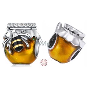 Prívesok Striebro 925 Med a včela, korálik na náramku zviera