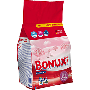 Bonux prací prášok Color Pure Magnolia 2,34 kg, 36 dávok