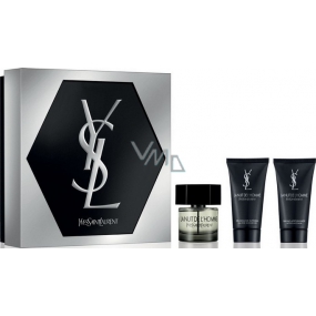 Yves Saint Laurent La Nuit de l Homme toaletná voda 60 ml + Sprchový gél 50 ml + balzam po holení 50 ml, darčeková sada