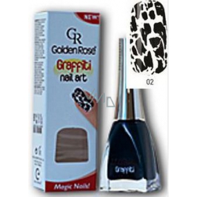 Golden Rose Graffiti Nail Art praskajúce lak na nechty odtieň 02 12 ml
