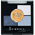 Rimmel London Glam Eyes HD očné tiene 021 Golden Eye 3,8 g