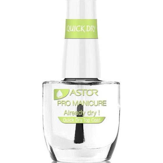 Astor Pre Manicure Quick Dry Top Coat vrchný lak na nechty 002 Already Dry! 12 ml