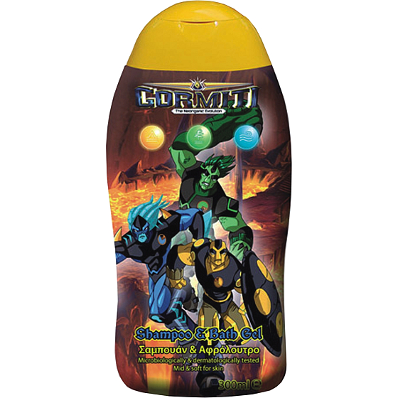 Gormiti 2v1 šampón a sprchový gél pre deti 300 ml
