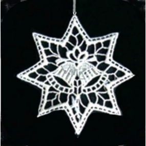 Háčkované zvončeky vo hviezde 10 cm