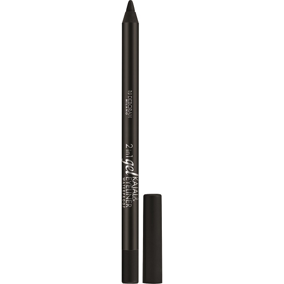 Deborah Milano 2in1 Gel Kajal & Eyeliner vodeodolná ceruzka na oči 01 Black 1,5 g