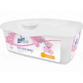 Linteo Baby Soft & Cream vlhčené obrúsky pre deti box 72 kusov
