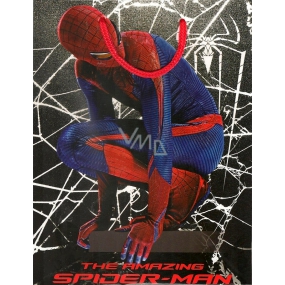 Ditipo Darčeková papierová taška 23 x 9,8 x 17,5 cm Spiderman s pavučinou
