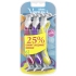 Gillette Venus Simply 3 jednorazové holítko s lubrikačným pásikom 3 farby, 6 kusov pre ženy
