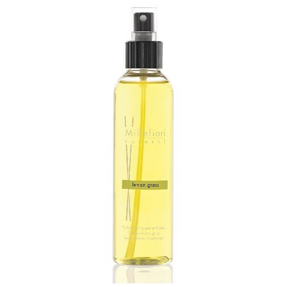 Millefiori Milano Natural Lemon Grass - Citrónová tráva Bytový sprej pohlcovač pachov 150 ml