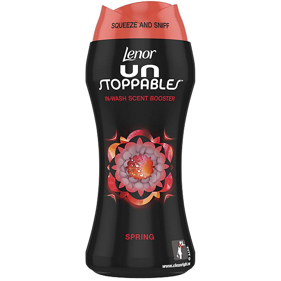 Lenor Unstoppables Spring vonné perličky do práčky dodávajú prádlu intenzívnu sviežu vôňu až do ďalšieho prania 210 g