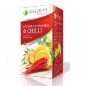 Megafyt Bylinková lekáreň Ovocný Zázvor s citrónom & chilli 20 x 2 g