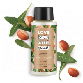 Love Beauty & Planet Bambucké maslo a santal drevo hydratačný šampón pre suché vlasy 400 ml