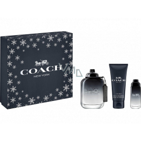 Coach Men toaletná voda pre mužov 100 ml + toaletná voda 15 ml + sprchový gél 100 ml, darčeková sada