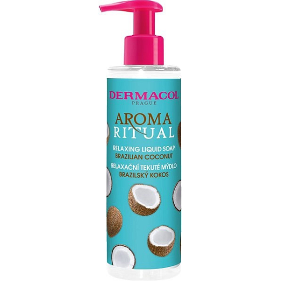 Dermacol Aroma Ritual Brazilian Coconut - Brazílsky kokos relaxačné tekuté mydlo 250 ml