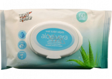 Well Done Wet Toilet Wipes Aloe Vera vlhčený toaletný papier s vôňou Aloe Vera 60 kusov