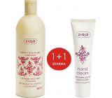 Ziaja Kašmírske krémové sprchové mydlo 500 ml + Kašmírske proteíny a bambucké maslo na ruky 100 ml, duopack
