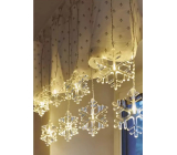 Emos Vianočné osvetlenie Vločka 84 cm 8 LED + 5 m kábel, teplá biela