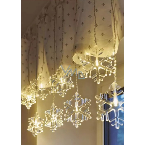 Emos Vianočné osvetlenie Vločka 84 cm 8 LED + 5 m kábel, teplá biela