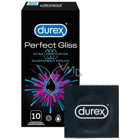 Kondómy Durex Perfect Gliss s extra lubrikáciou 10 kusov