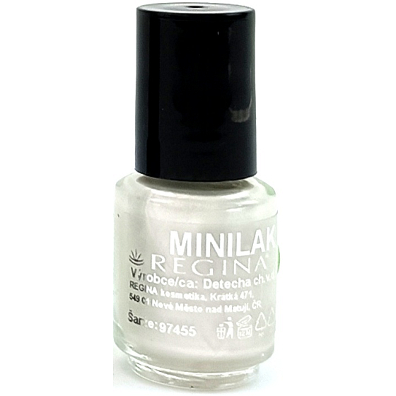 Regina Minilak Lak na nechty č. 95 Pearl White 5 ml