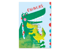 Ditipo Hravé narodeninové karty na oslavu Snatch, malý krokodíl 224 x 157 mm