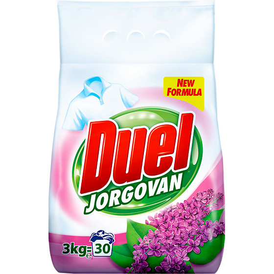 Duel prací prášok Jorgovan, 30 dávok, 3 kg