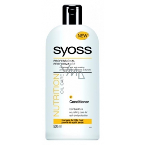 Syoss Nutrition Oil Care predchádza lámavosti zmývateľný kondicionér na vlasy 500 ml