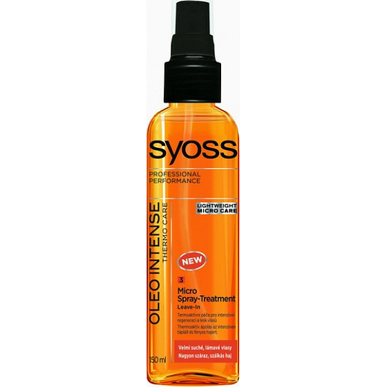 Syoss Oleo Intense Thermo Care kúra pre suché a lámavé vlasy sprej 150 ml