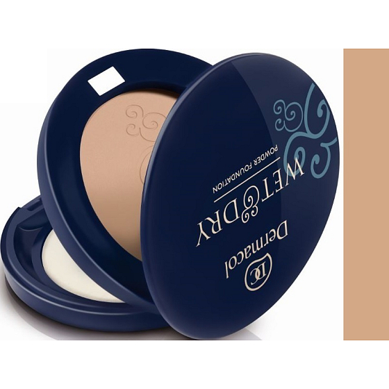 Dermacol Wet & Dry Powder Foundation púdrový make-up 03 6 g
