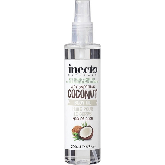 Inecto Naturals Coconut telový olej s čistým kokosovým olejom 200 ml