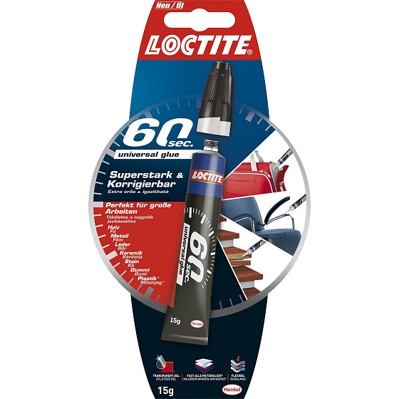 Loctite 60 sekúnd univerzálne lepidlo 15 g