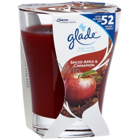 Glade by Brise Spiced Apple vonná veľká sviečka v skle, doba horenia až 52 hodín 224 g