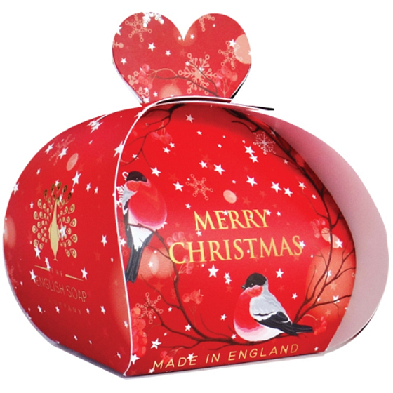 English Soap Veselé Vianoce mydlo parfumované s bambuckým maslom 3 x 20 g