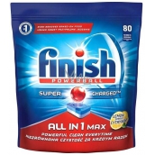 Finish All in 1 Max Lemon tablety do umývačky 80 kusov