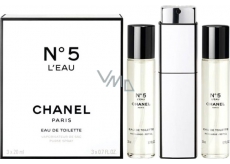 Chanel No.5 L Eau toaletná voda pre ženy komplet 3 x 20 ml