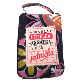 Albi Skladacia taška na zips do kabelky s nápisom Učiteľka 42 x 41 x 11 cm