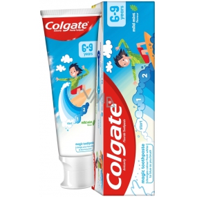 Colgate Kids 6-9 rokov Mild Mint magická zubná pasta pre deti 50 ml